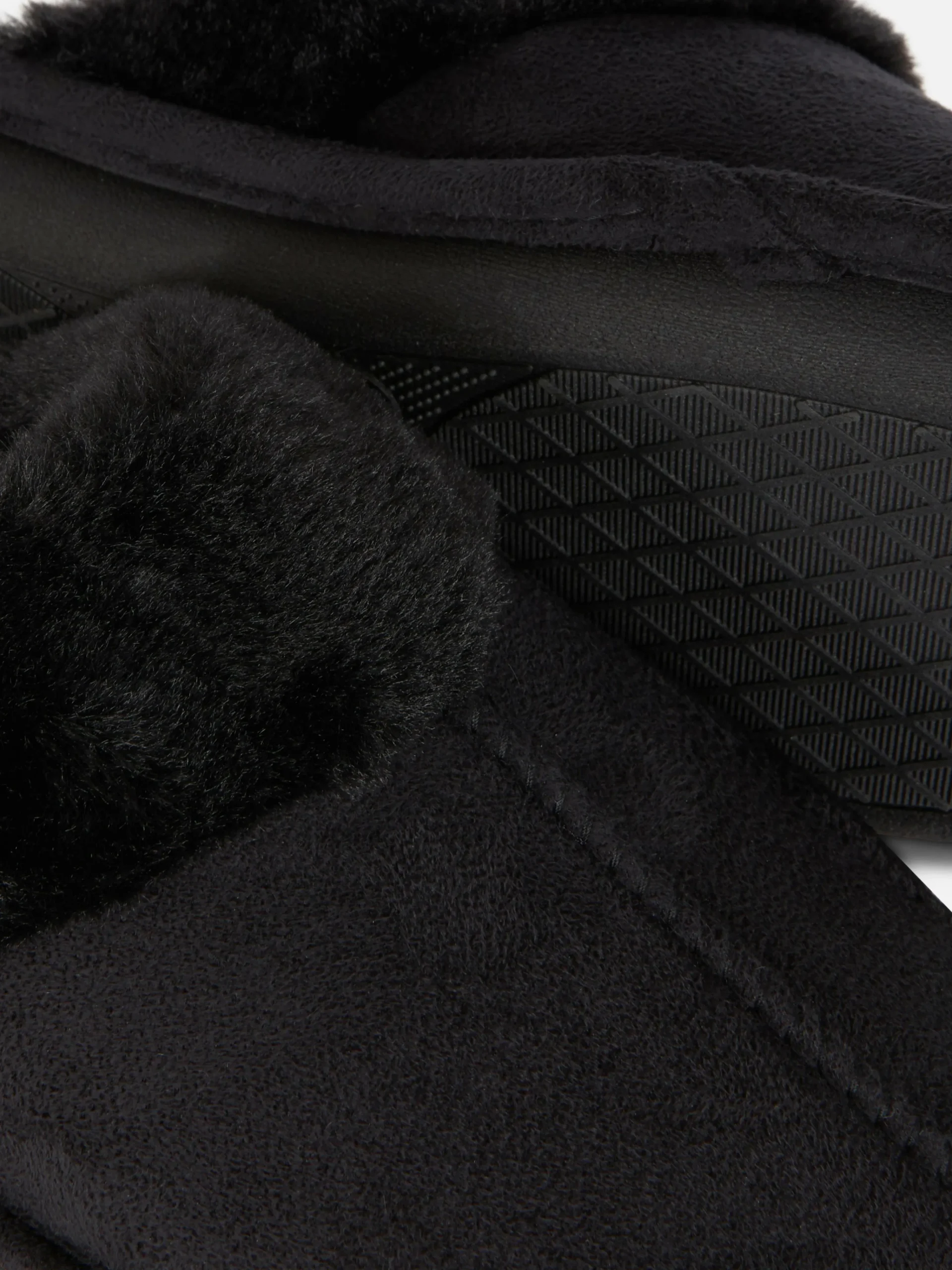 Faux Suede Slippers|Primark