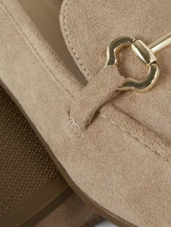 Faux Suede Snaffle Loafers|Primark Hot