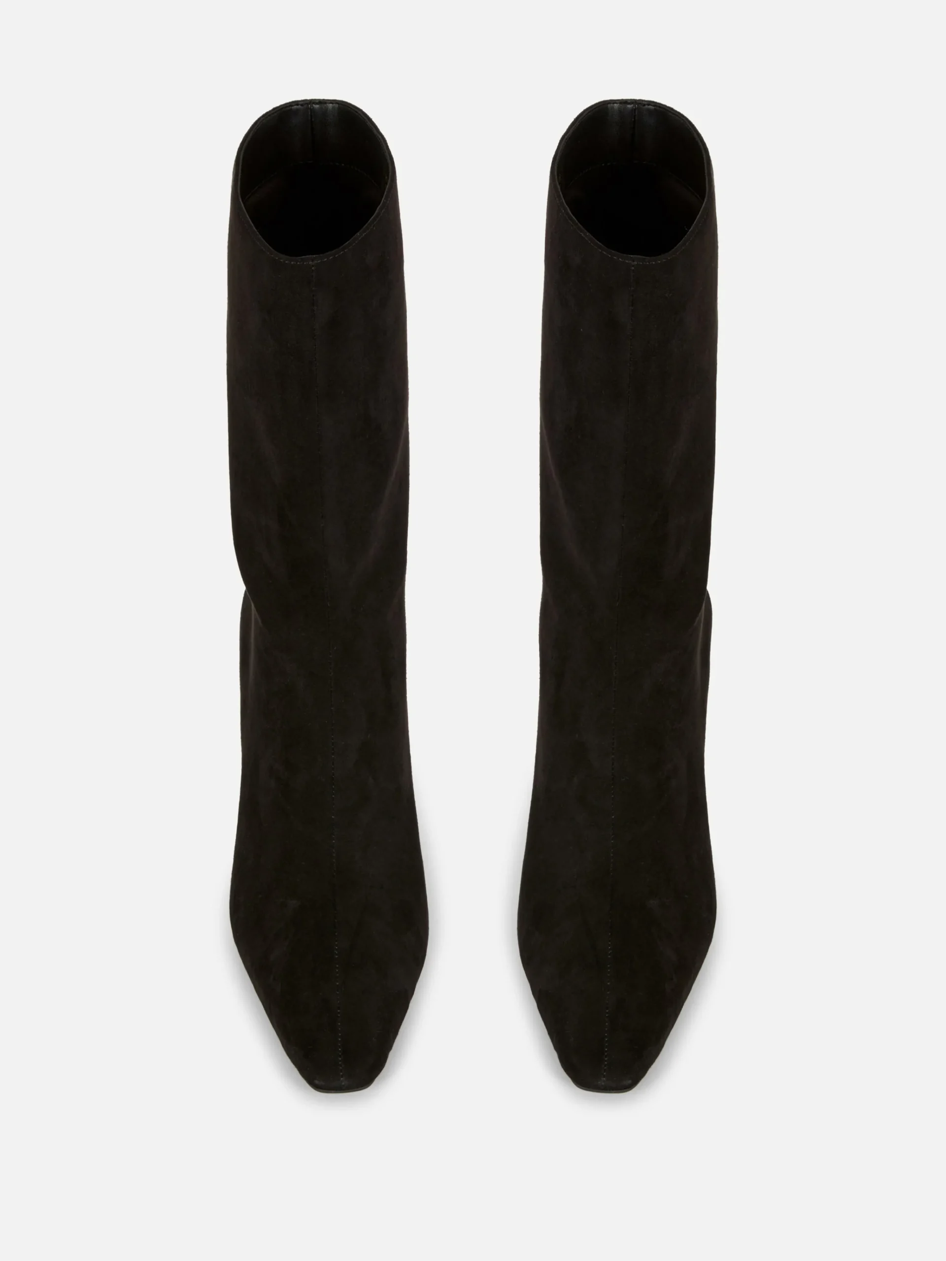 Faux Suede Stiletto Boots|Primark Hot