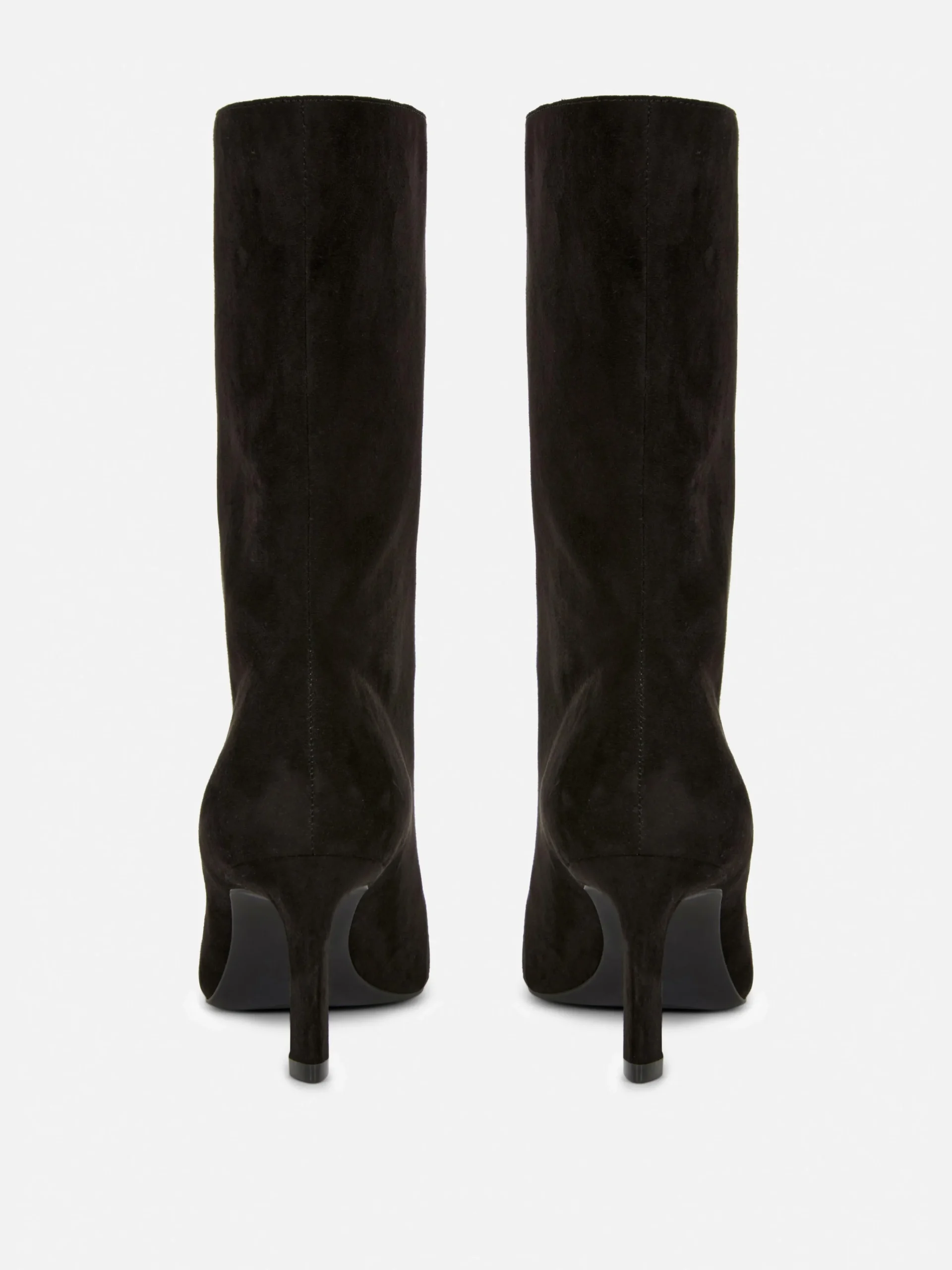 Faux Suede Stiletto Boots|Primark Hot