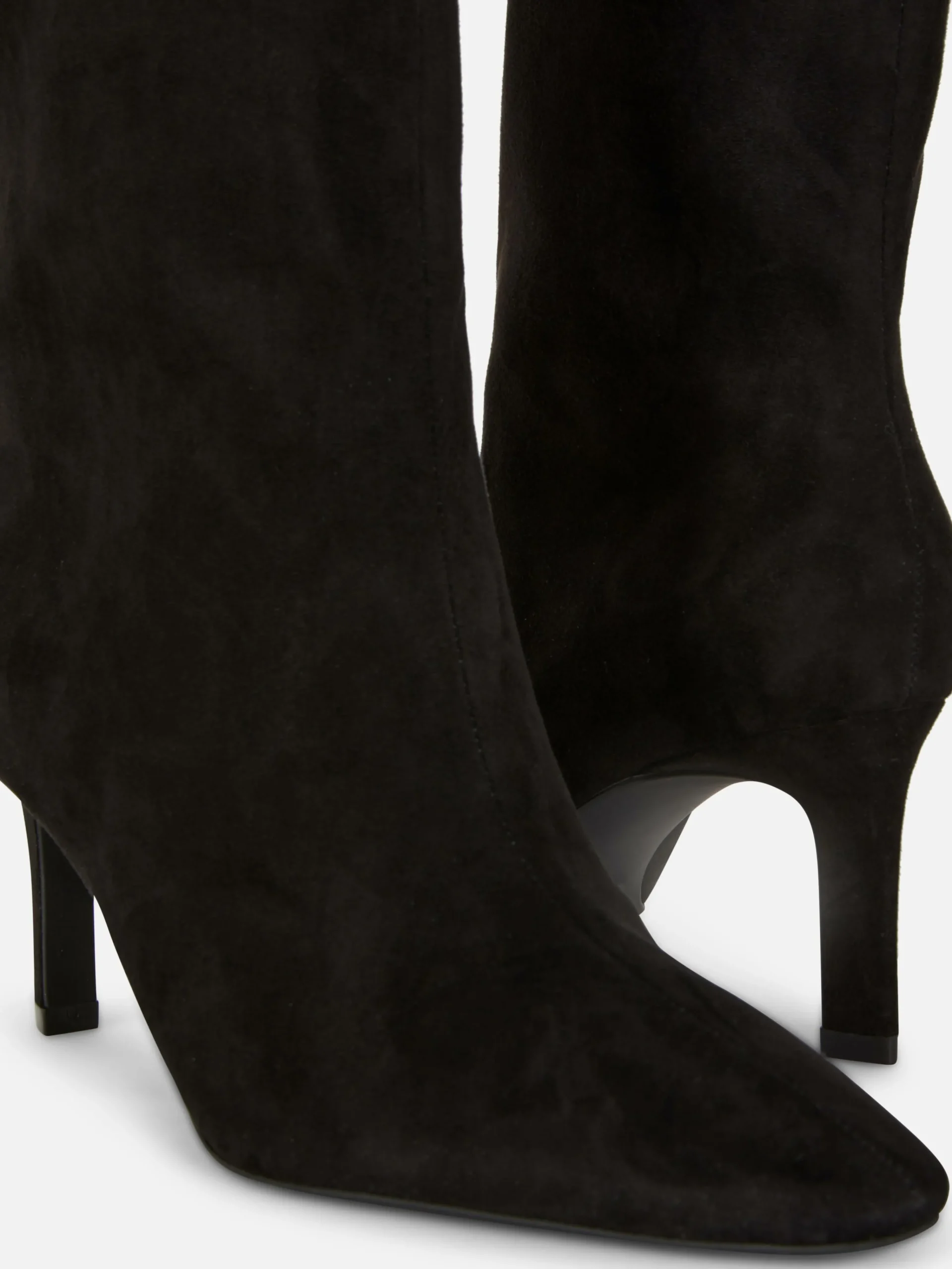 Faux Suede Stiletto Boots|Primark Hot