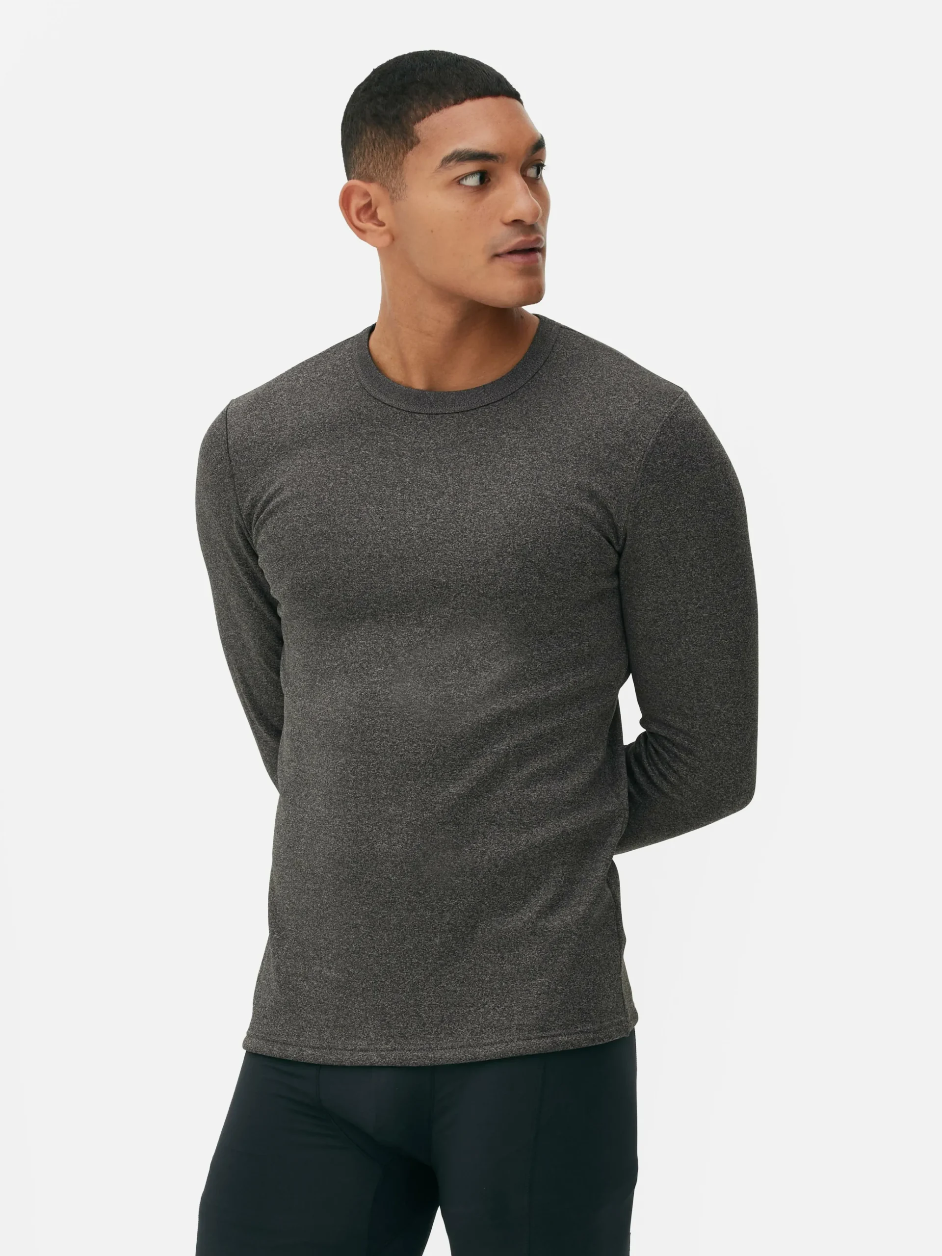 Fleece Lined Long Sleeve Top|Primark New