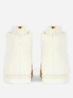 Fleece Sock Slipper Boots|Primark Outlet