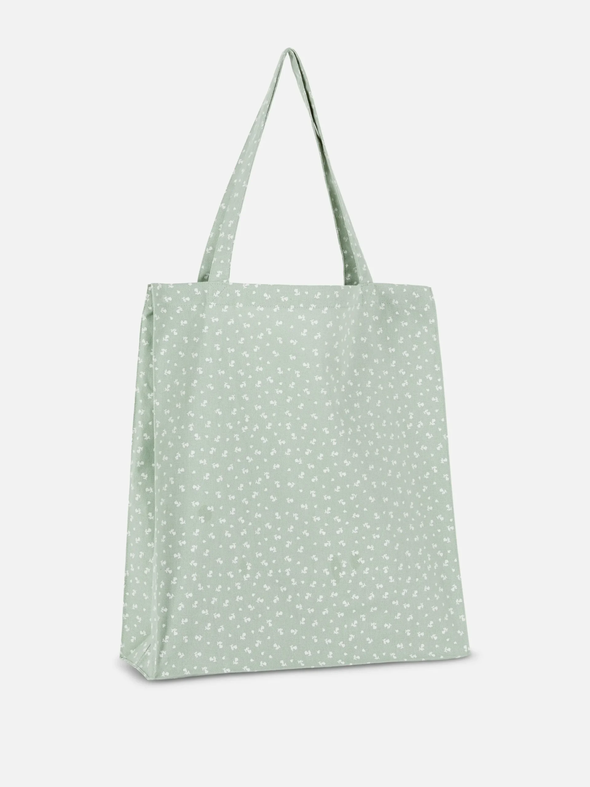 Floral Cotton Canvas Shopper|Primark New