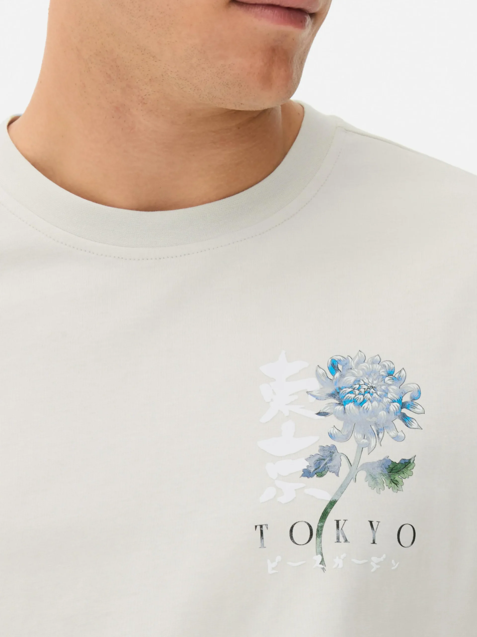 Floral Tokyo Print T-Shirt|Primark Discount