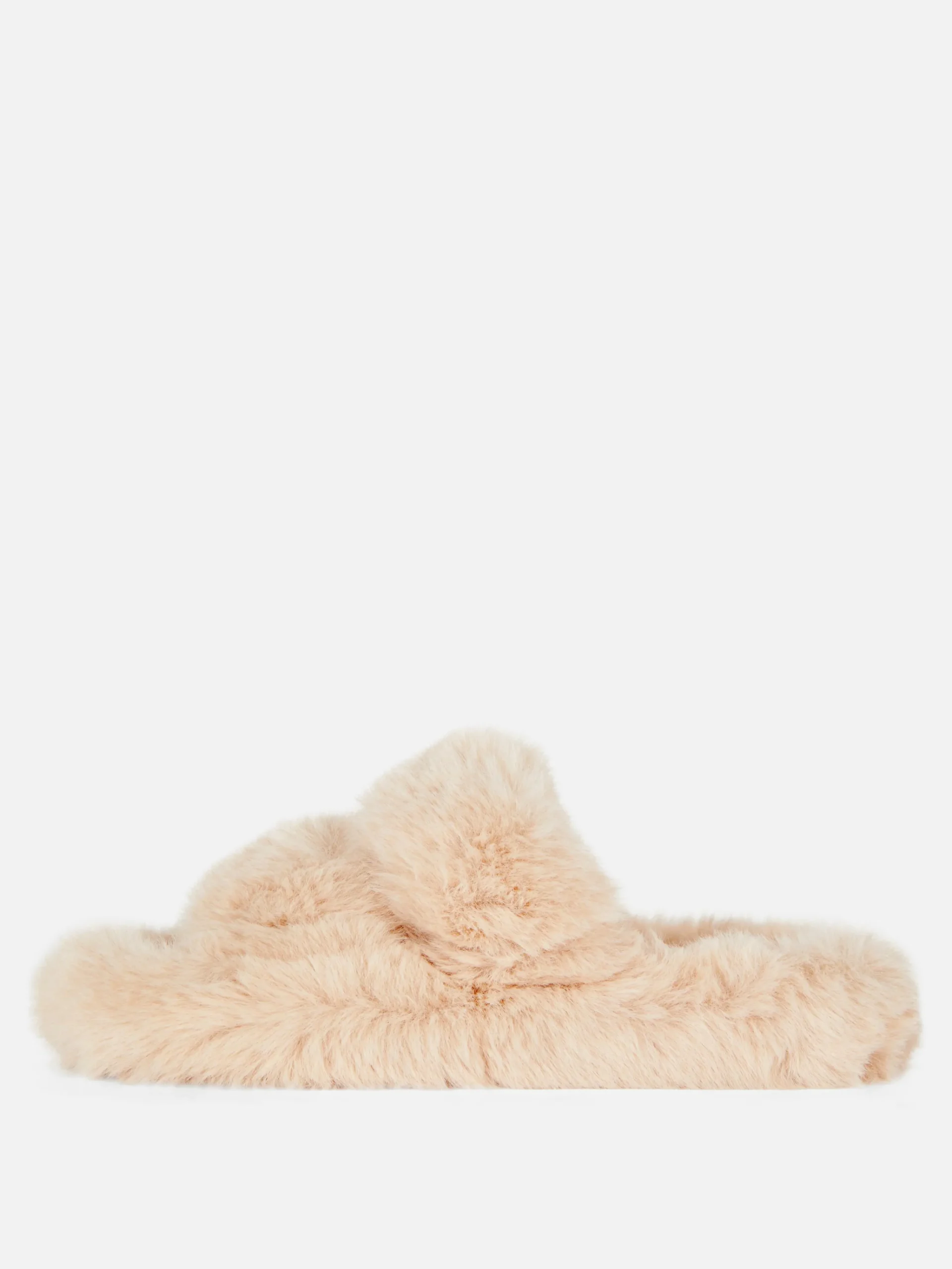Fluffy Double Strap Slippers|Primark Hot