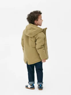 Fluffy Lined Coat|Primark