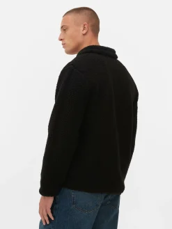 Funnel Neck Borg Jacket|Primark Sale