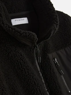 Funnel Neck Borg Jacket|Primark Sale