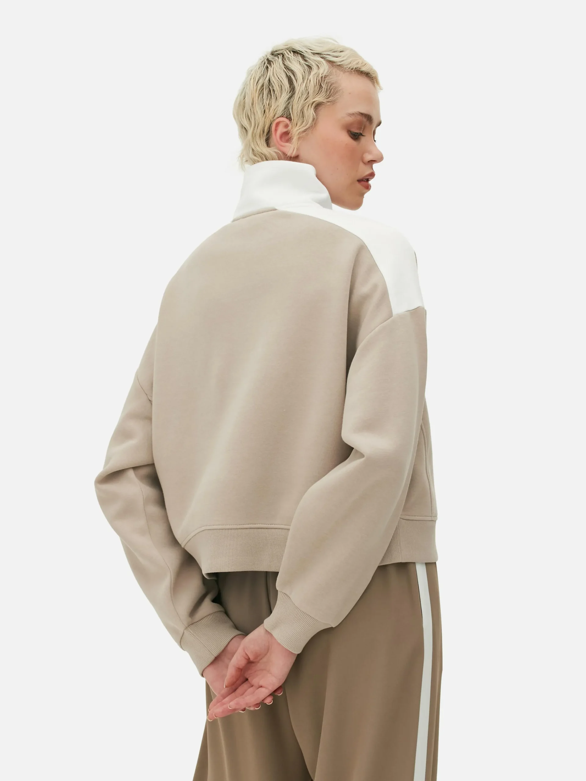 Funnel Neck Graphic Sweatshirt|Primark Clearance
