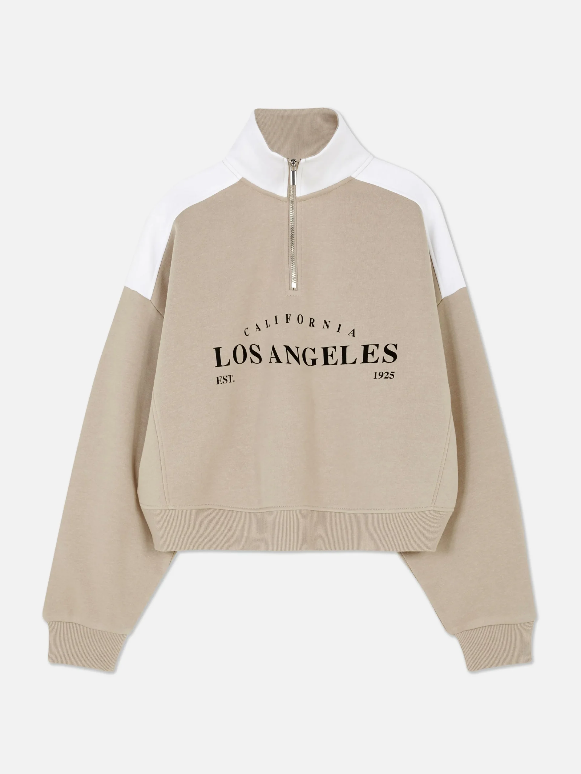 Funnel Neck Graphic Sweatshirt|Primark Clearance