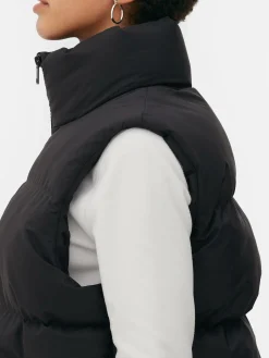 Funnel Neck Padded Vest|Primark Sale