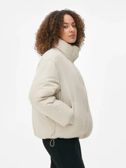 Funnel Neck Puffer Jacket|Primark Discount