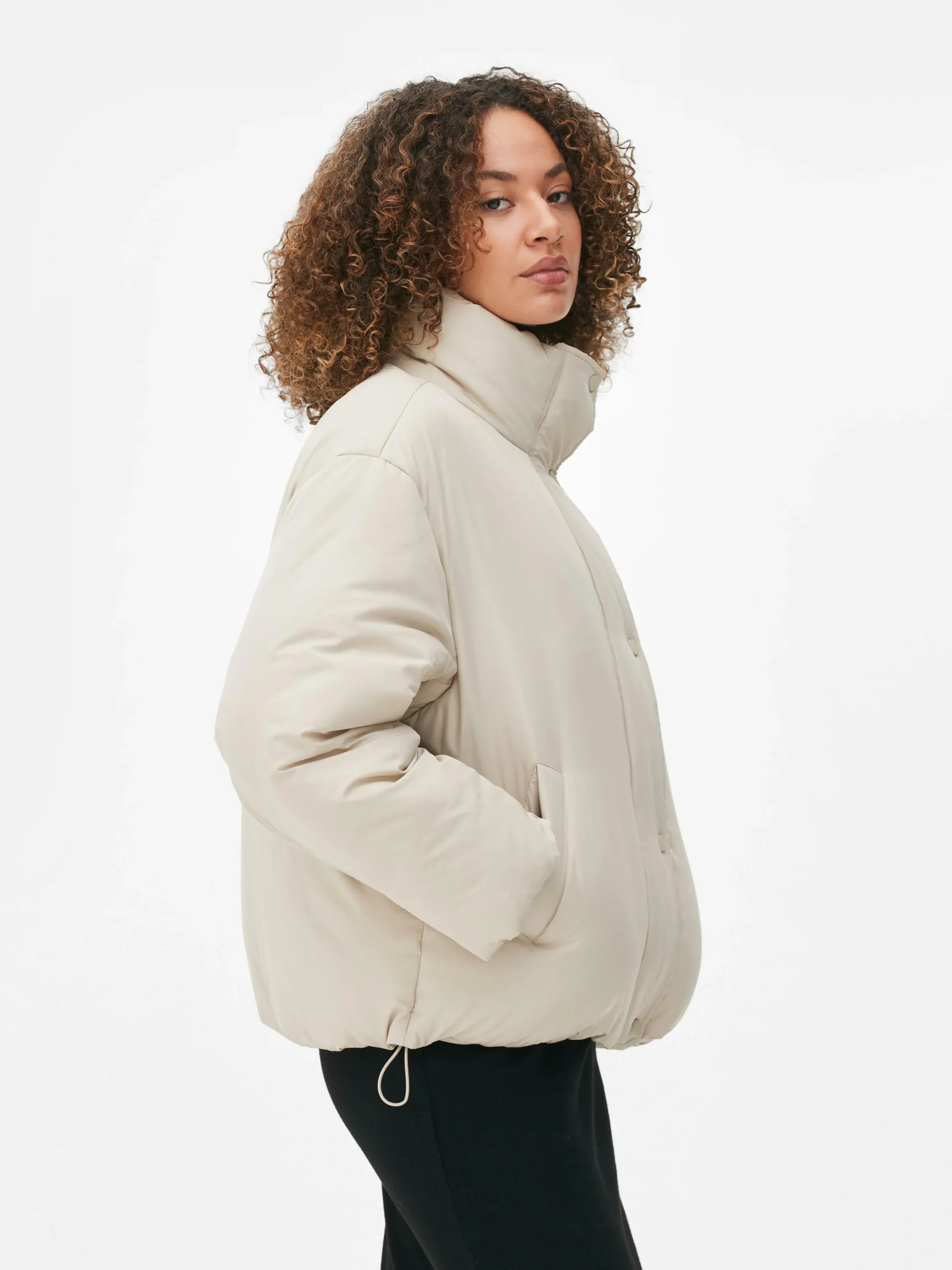 Funnel Neck Puffer Jacket|Primark Discount