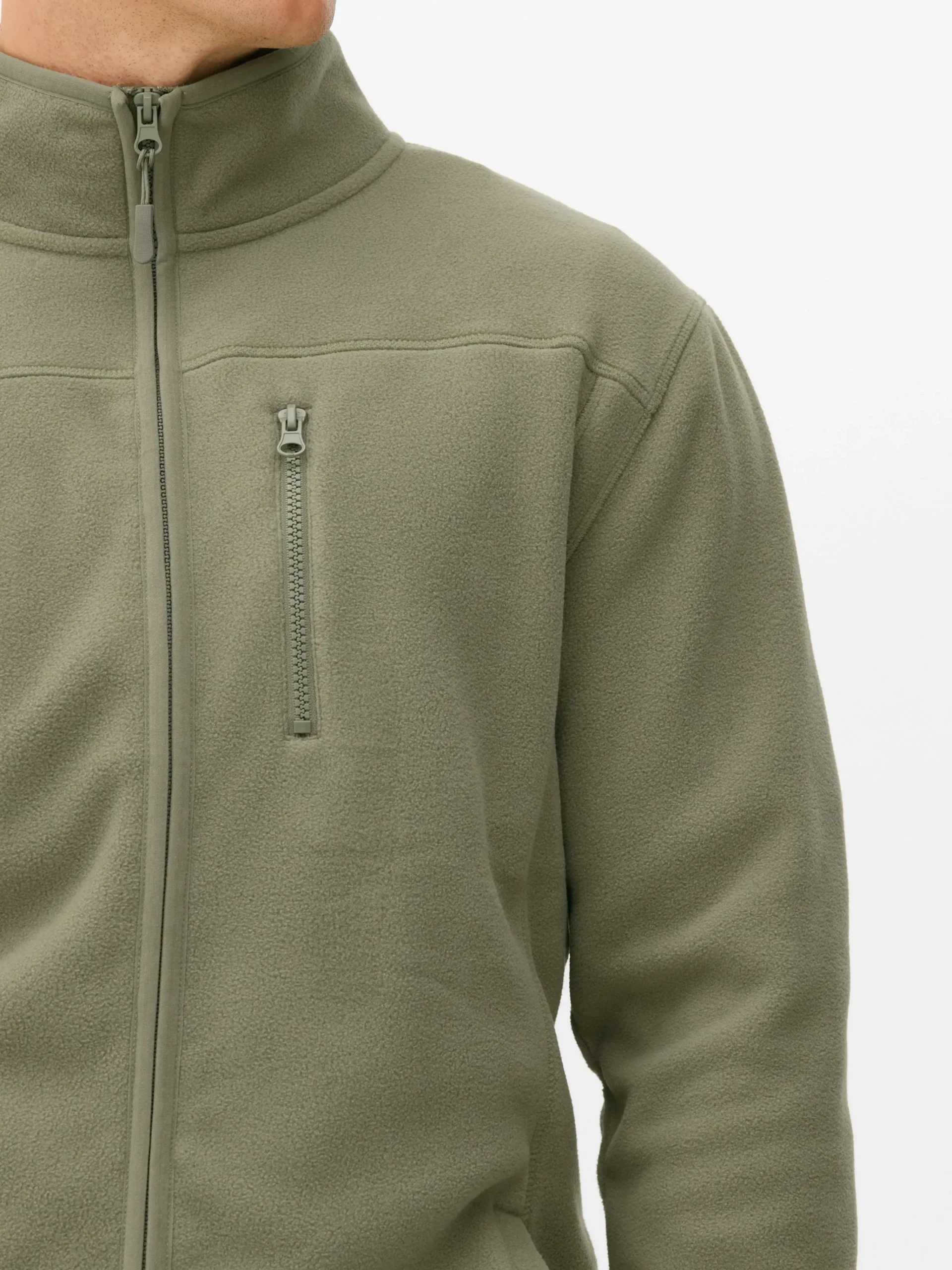 Funnel Neck Zip Fleece|Primark Outlet