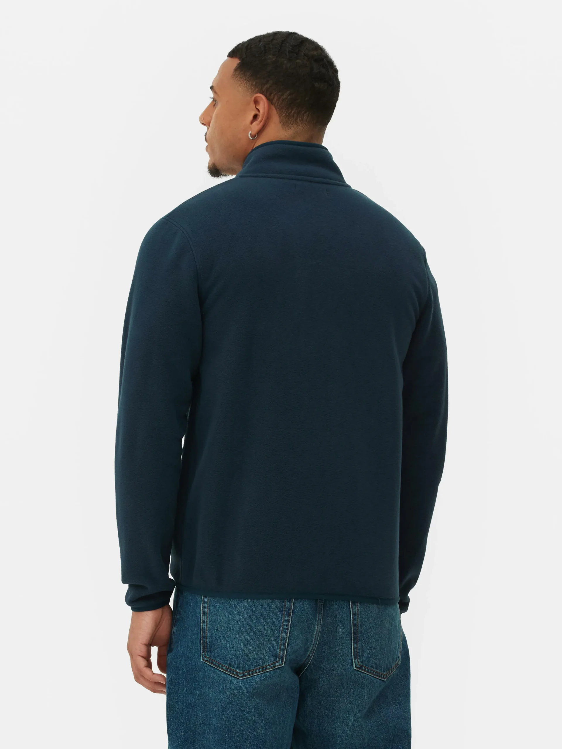 Funnel Neck Zip Fleece|Primark Clearance