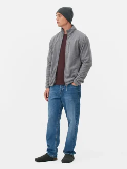 Funnel Neck Zip Fleece|Primark Clearance