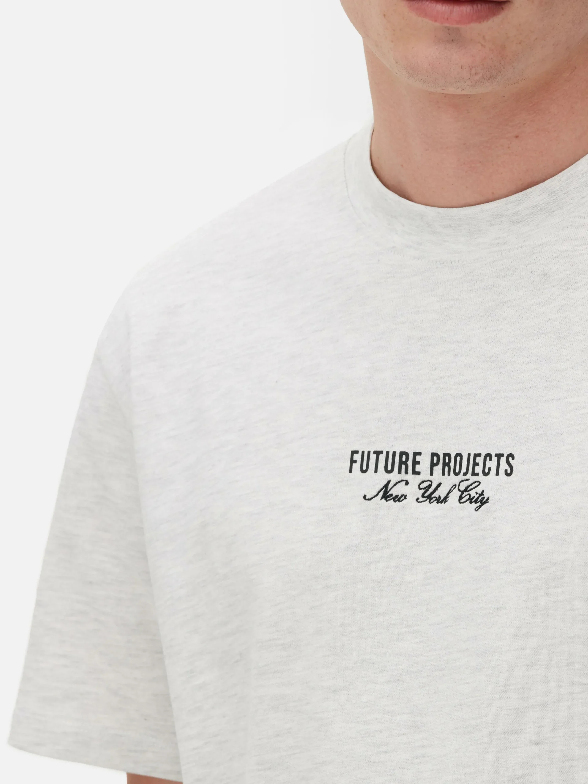 Future Projects Embroidered T-Shirt|Primark Outlet