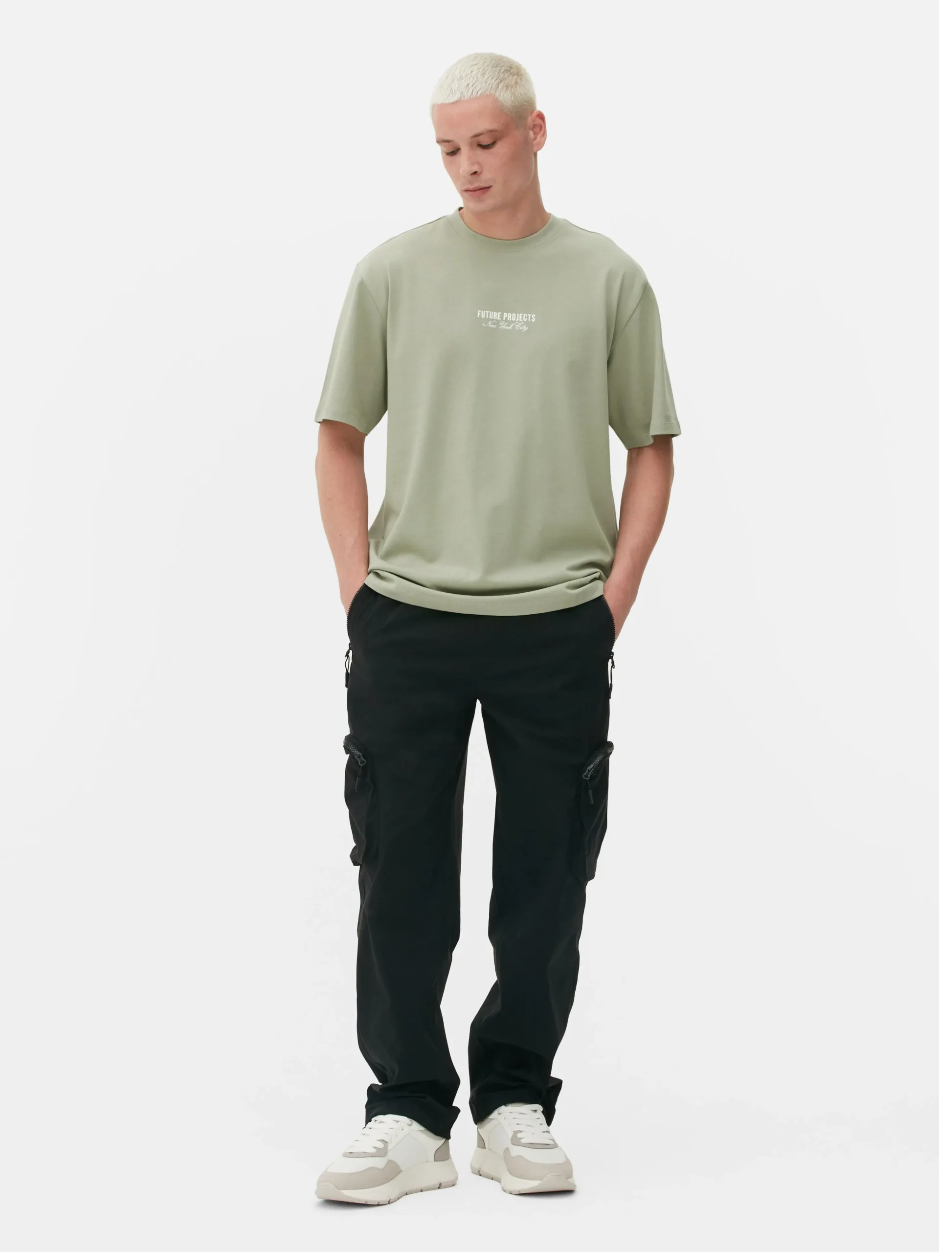 Future Projects Embroidered T-Shirt|Primark Online