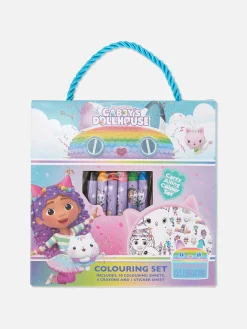 Gabby’s Dollhouse Carry Along Coloring Set|Primark Online