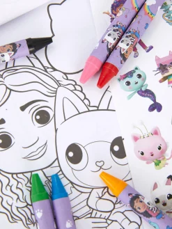 Gabby’s Dollhouse Carry Along Coloring Set|Primark Online