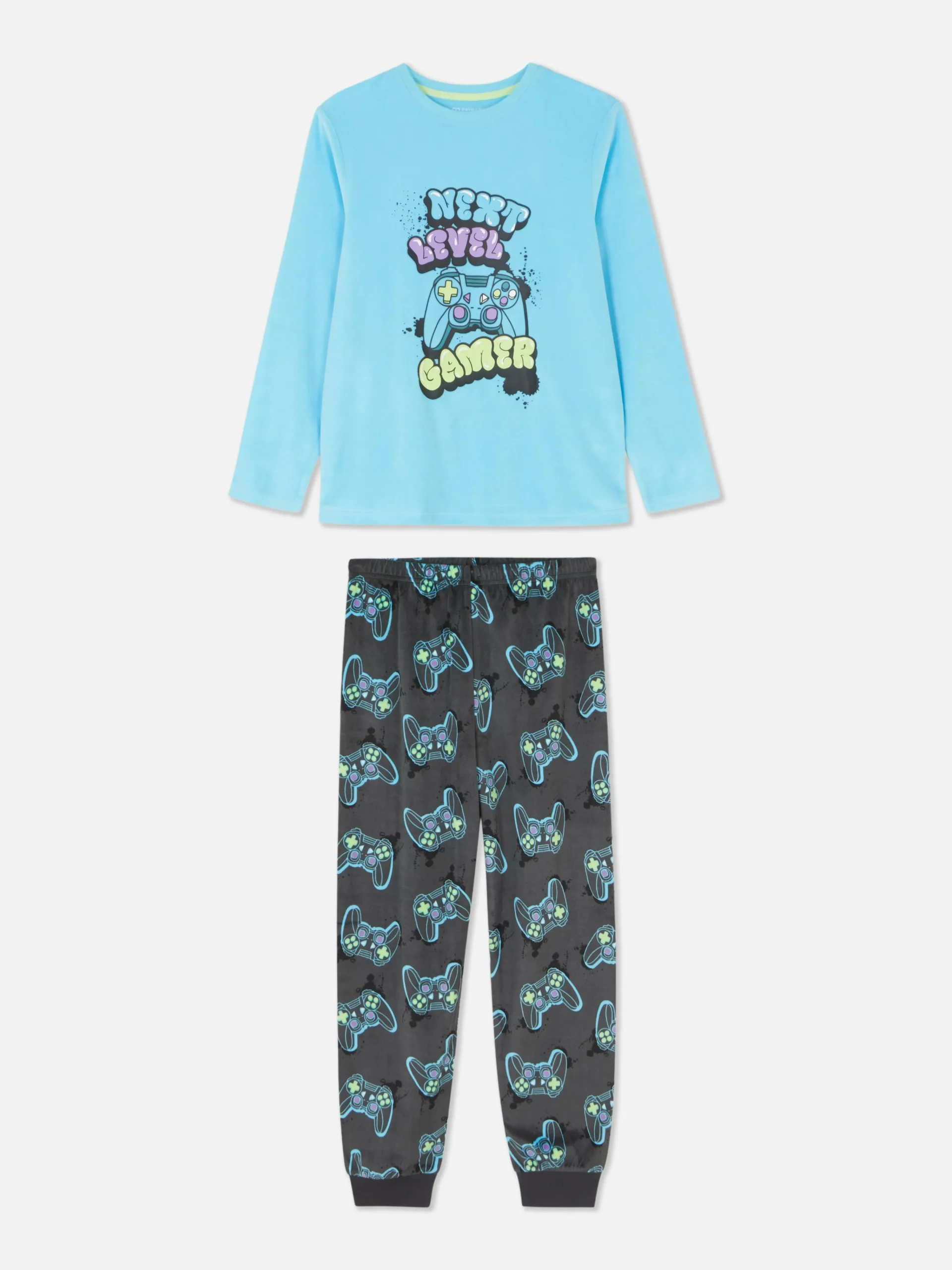 Gaming Velour Pajamas|Primark Best