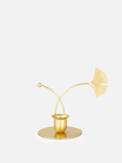 Ginko Leaf Decorative Candlestick Holder|Primark Clearance