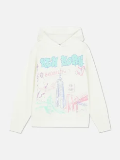 Graphic Pullover Hoodie|Primark Discount