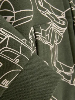 Graphic Zip Hoodie|Primark Online