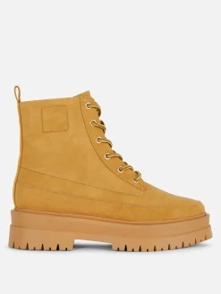 Gum Sole Lace-Up Ankle Boots|Primark Sale