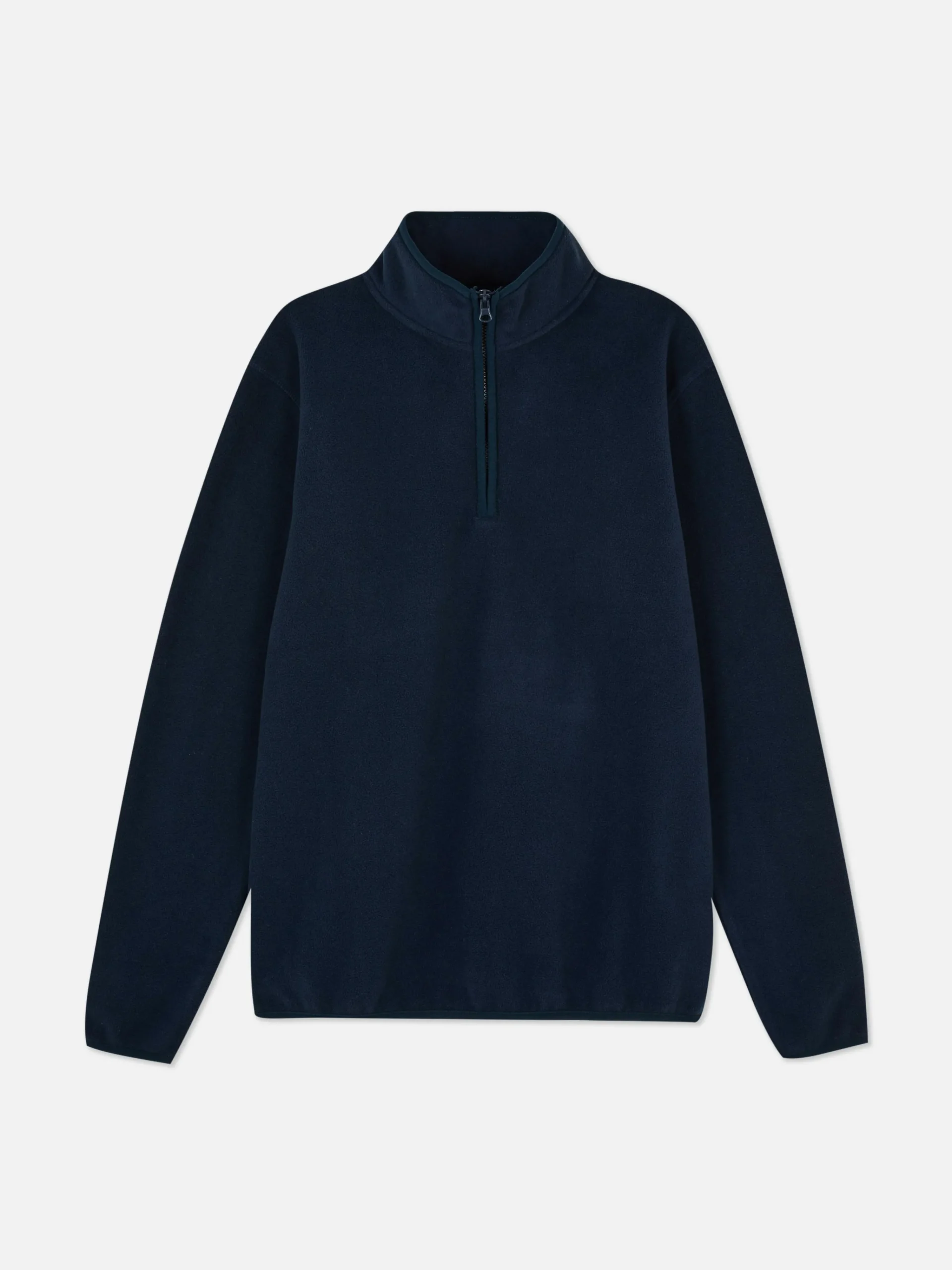 Half Zip Fleece Pullover|Primark Hot