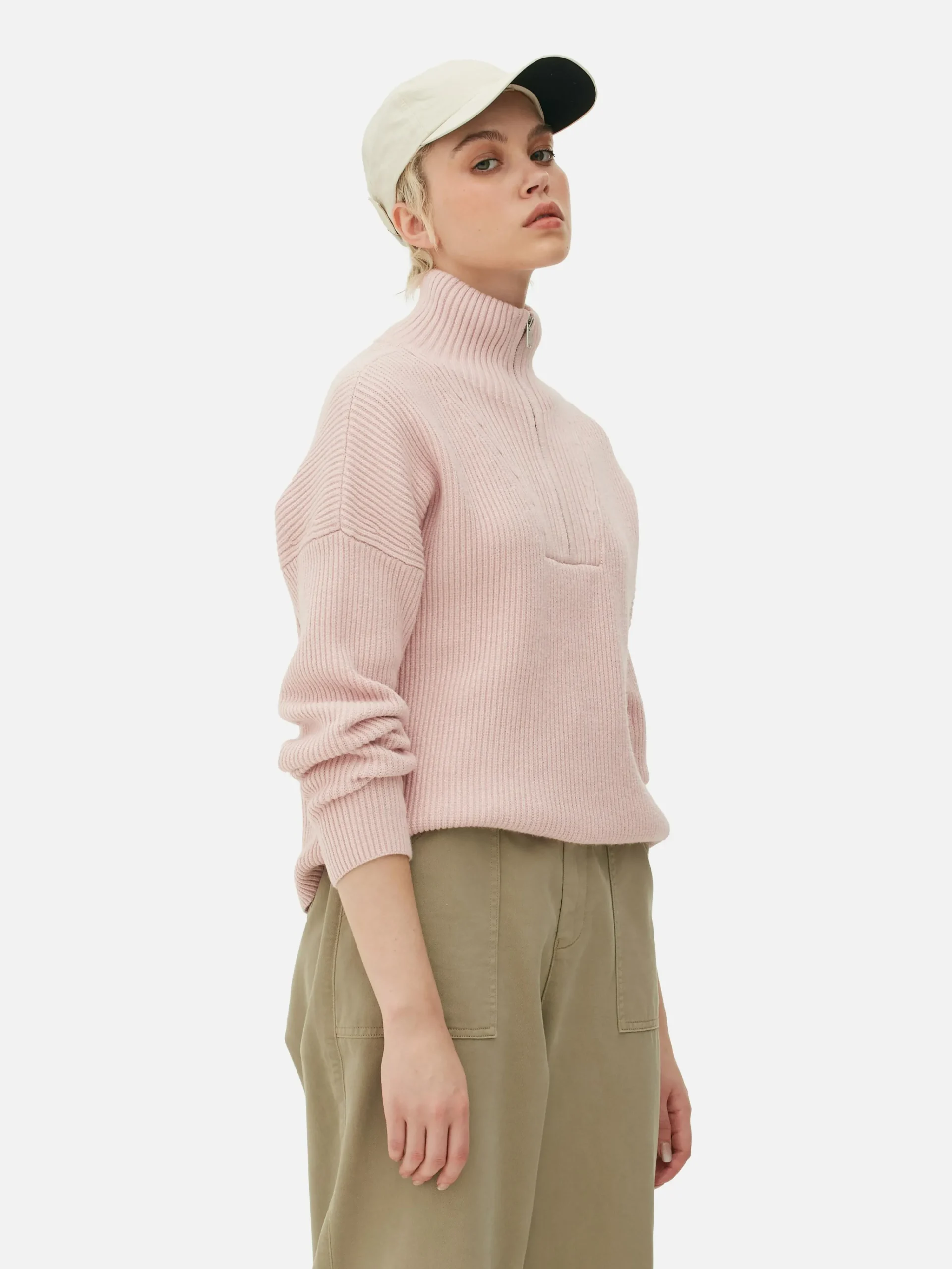 Half Zip Sweater|Primark Outlet