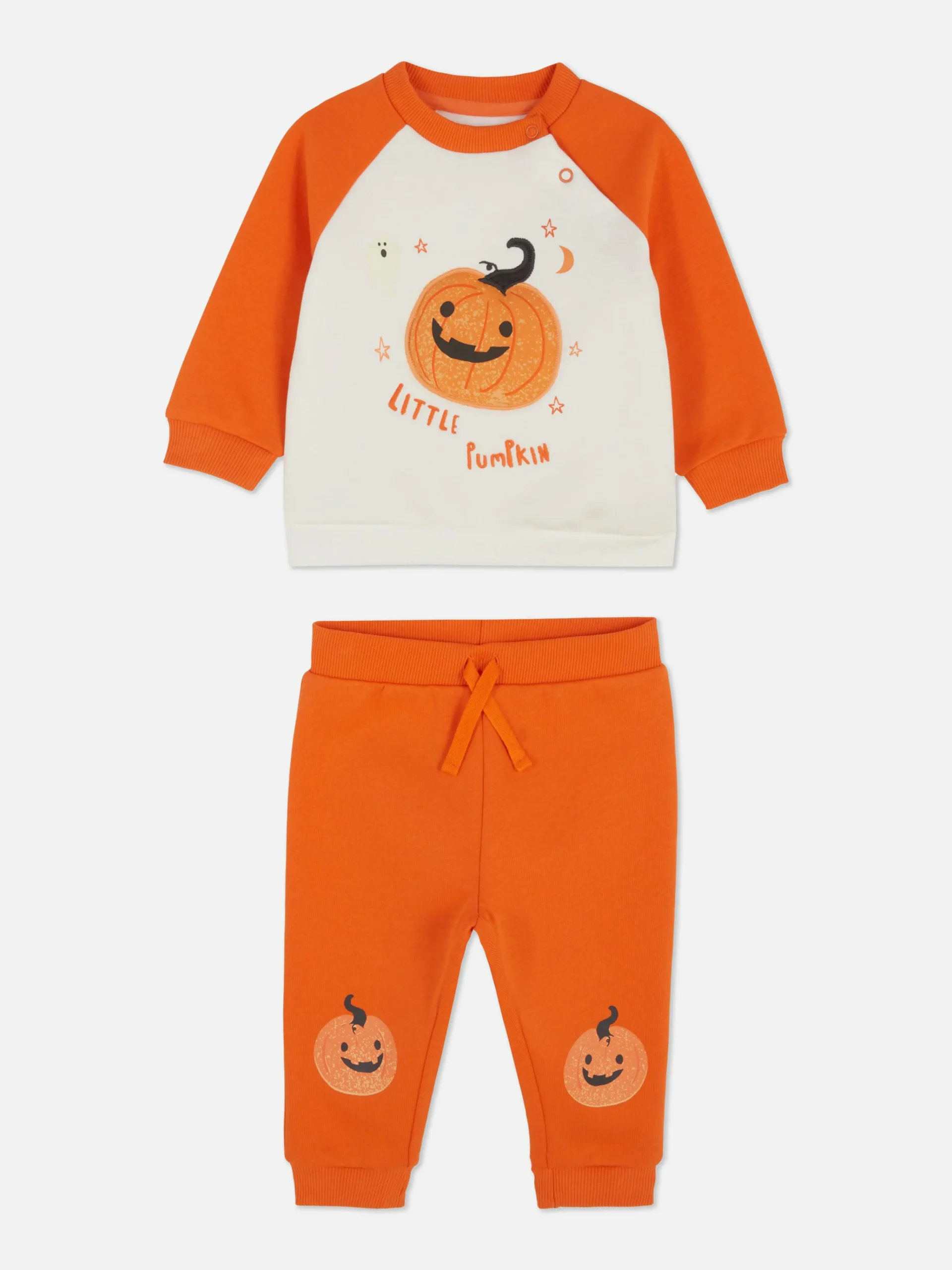 Halloween Pumpkin Sweatshirt And Joggers Set|Primark Discount