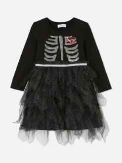 Halloween Skeleton Tutu Dress|Primark Clearance