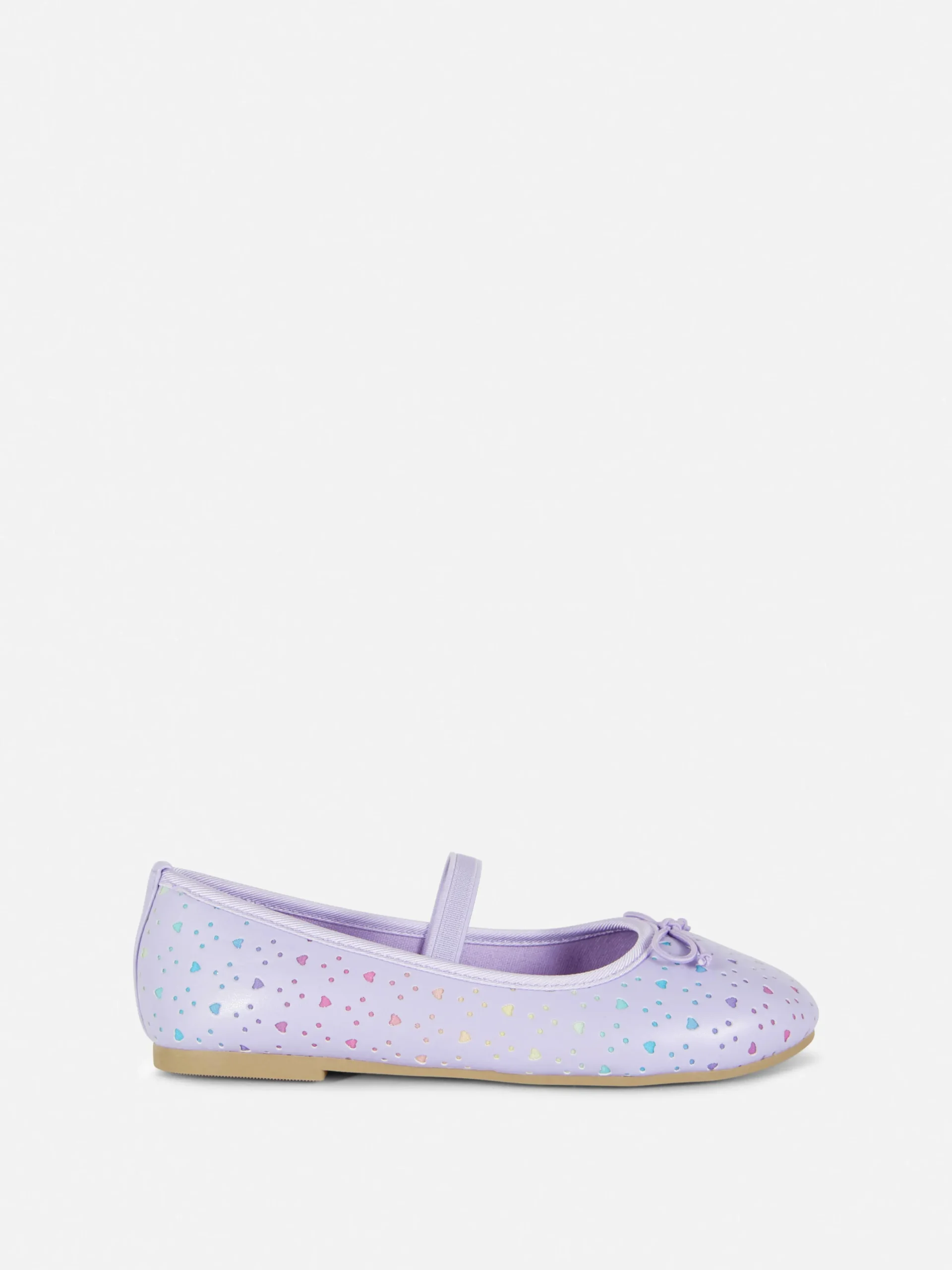 Heart Laser Cut Ballerinas|Primark Clearance