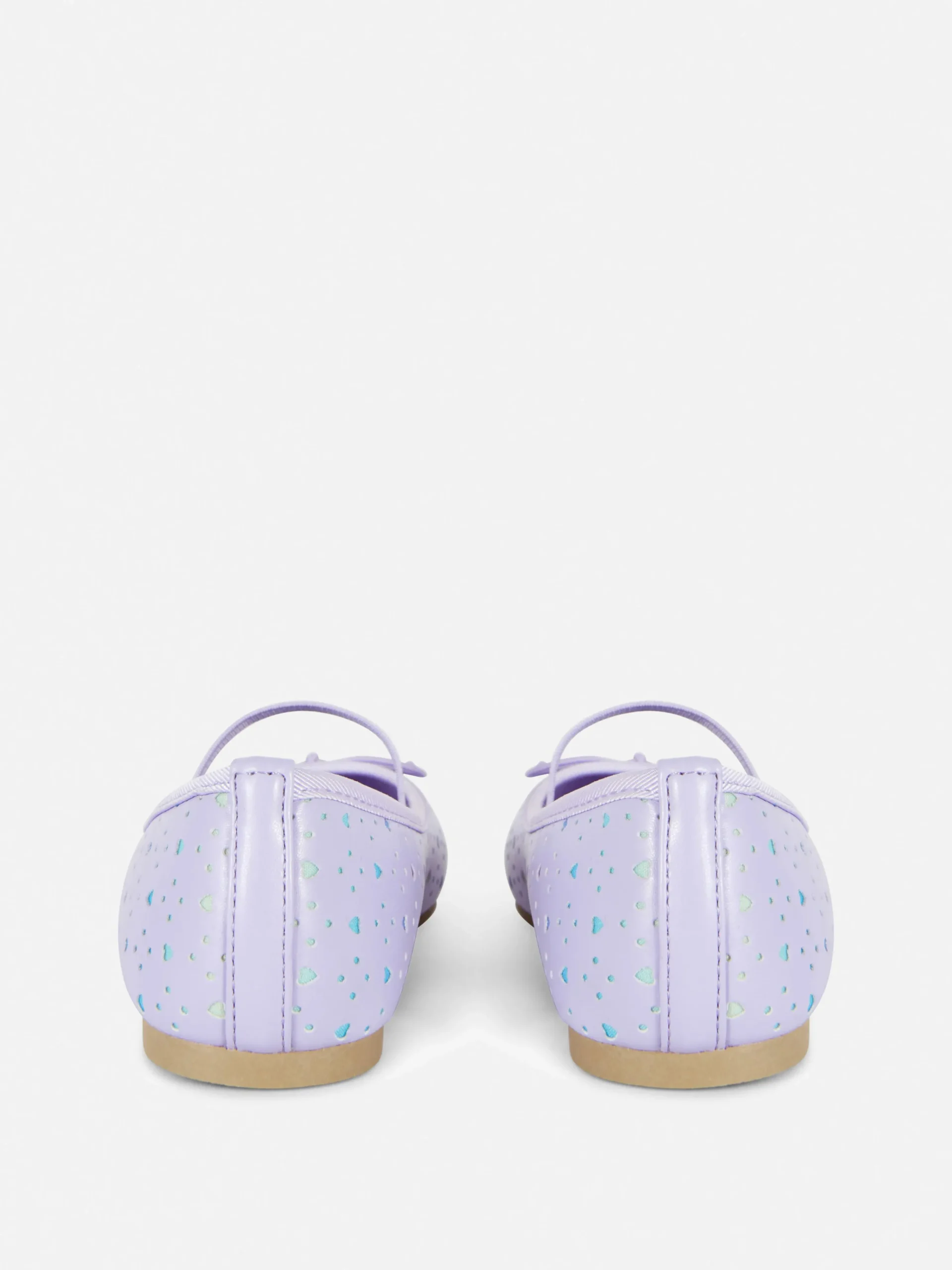 Heart Laser Cut Ballerinas|Primark Clearance