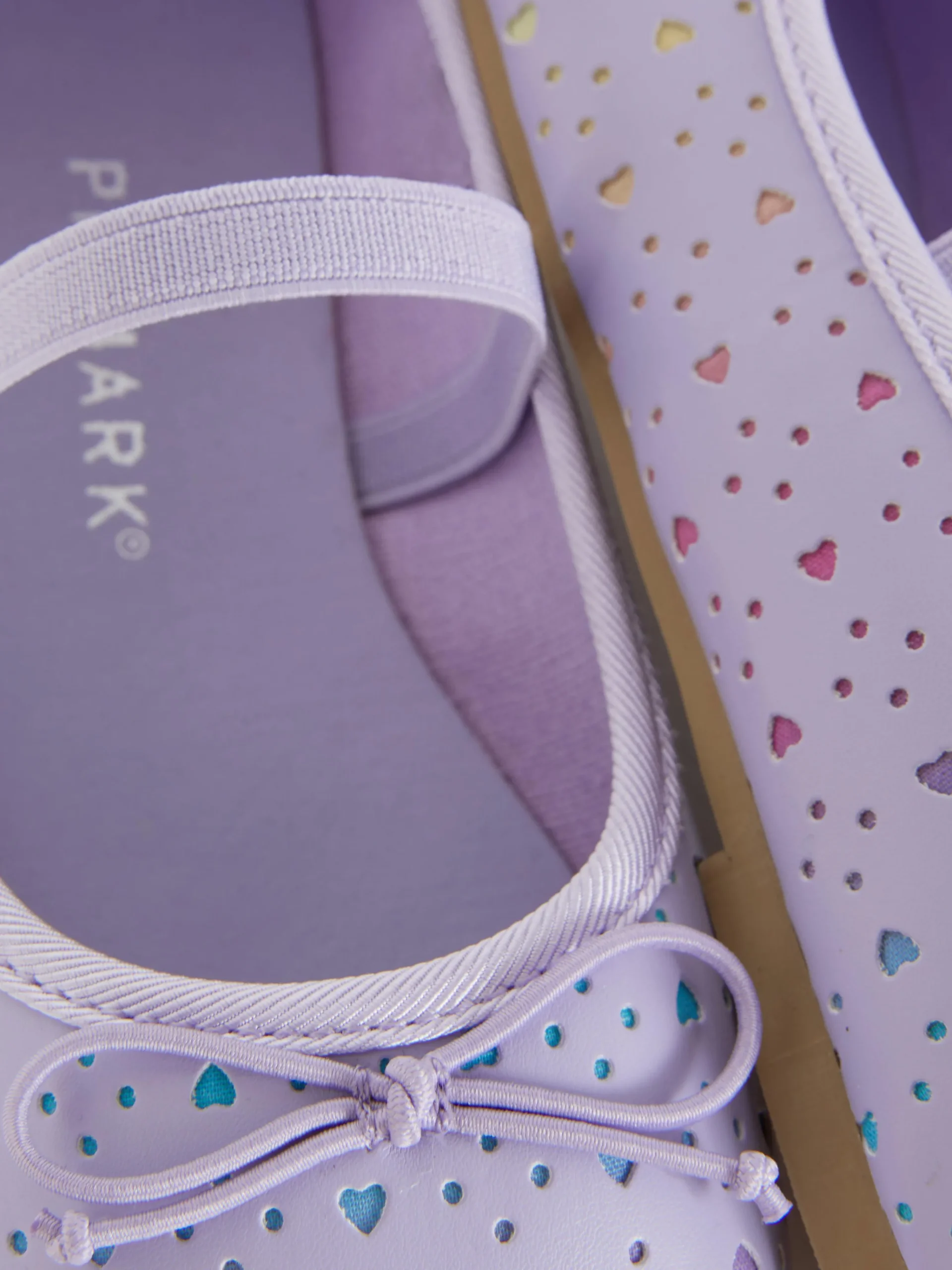 Heart Laser Cut Ballerinas|Primark Clearance