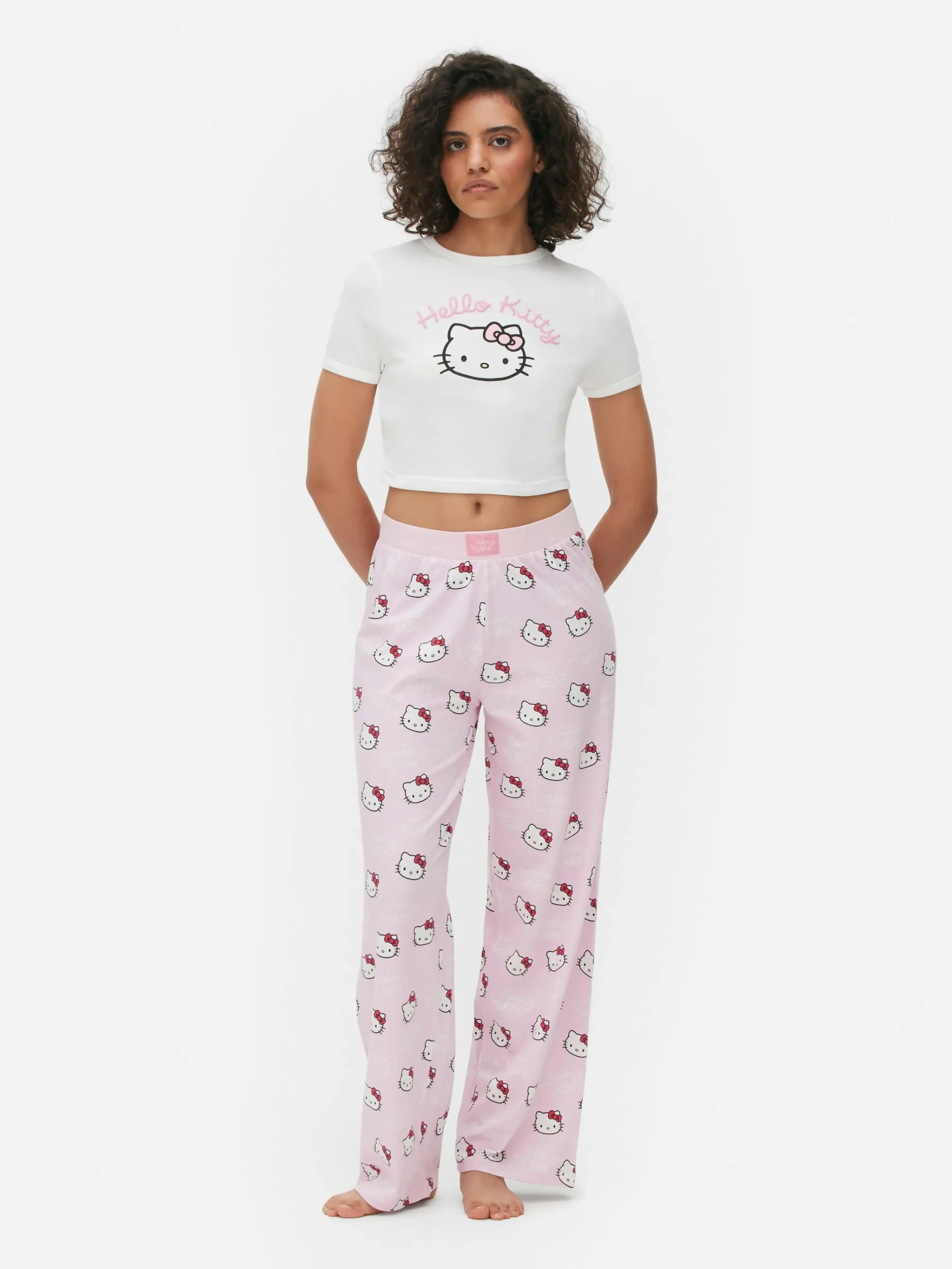 Hello Kitty Baby Tee Pajama Top|Primark Discount