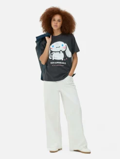 Hello Kitty Cinnamoroll Oversized T-Shirt|Primark Sale