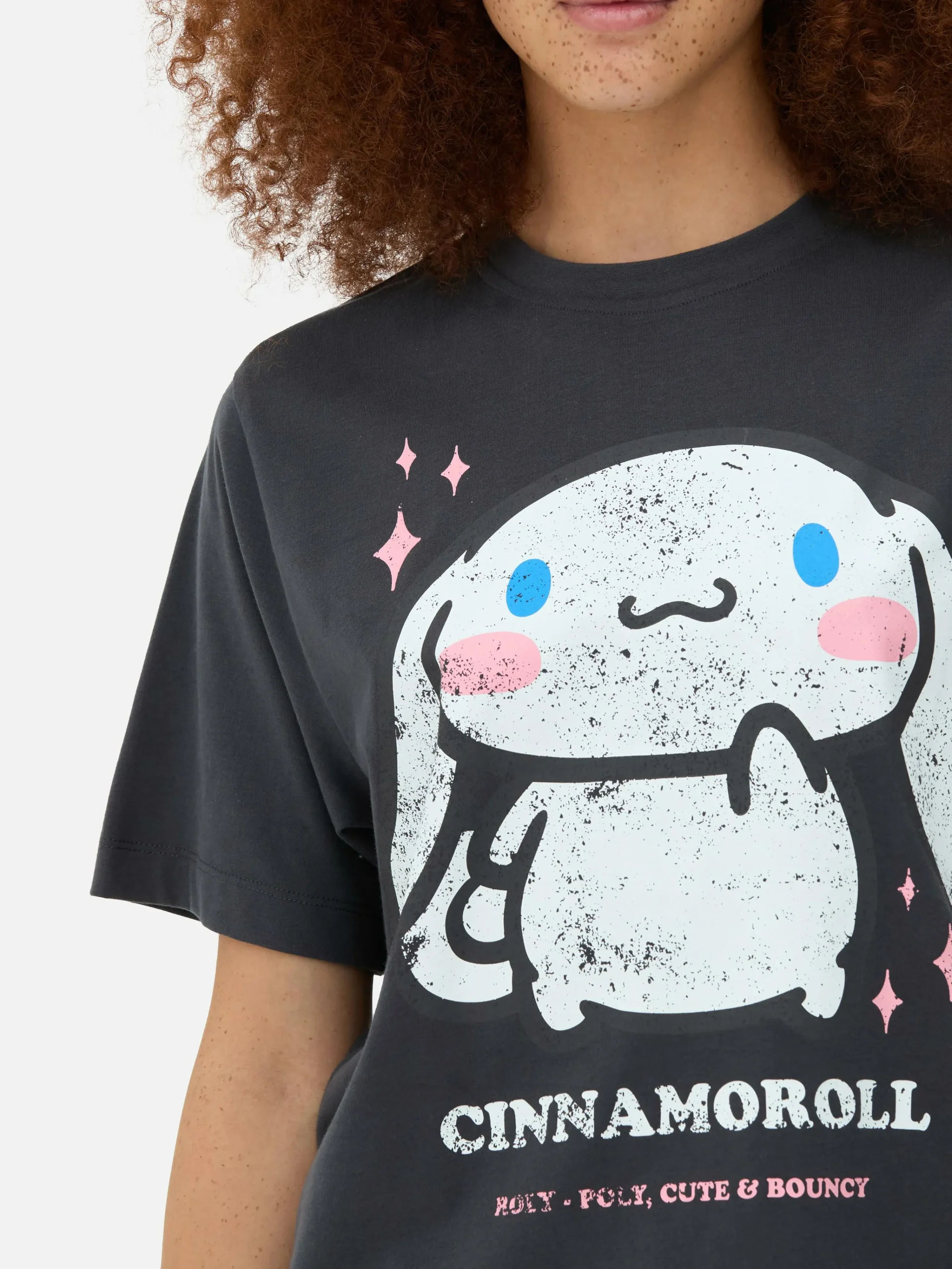 Hello Kitty Cinnamoroll Oversized T-Shirt|Primark Sale
