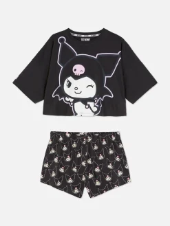 Hello Kitty Kuromi Shorts Pajama Set|Primark Discount