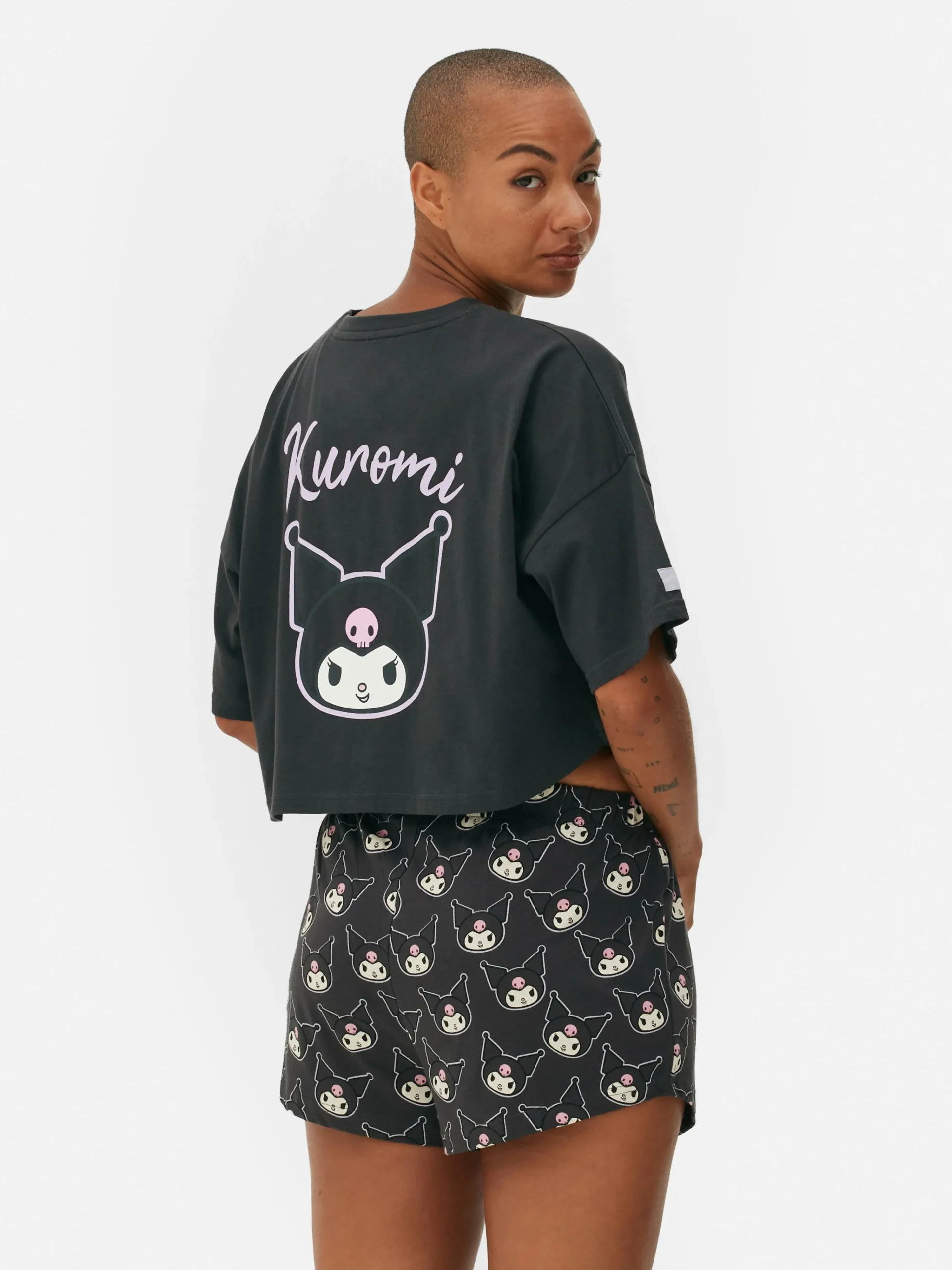 Hello Kitty Kuromi Shorts Pajama Set|Primark Discount