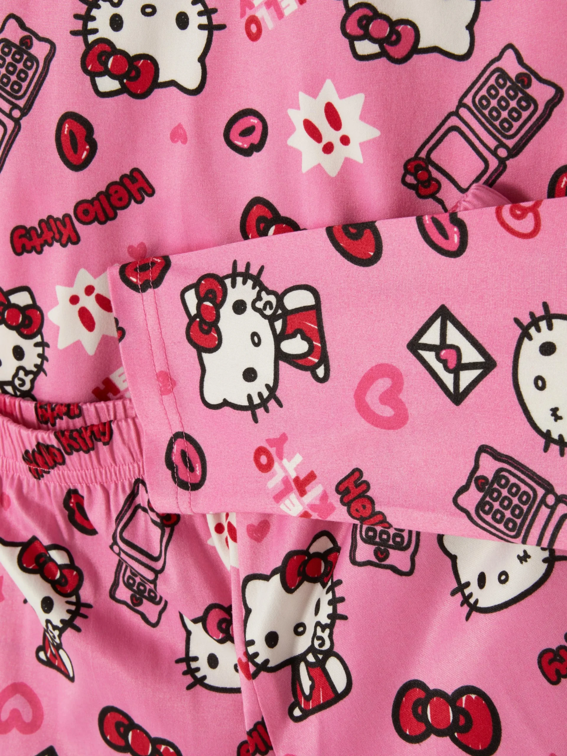 Hello Kitty Long Pajama Set|Primark Sale