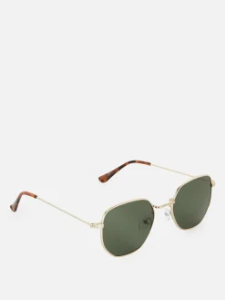 Hexagonal Metal Frame Sunglasses|Primark Outlet