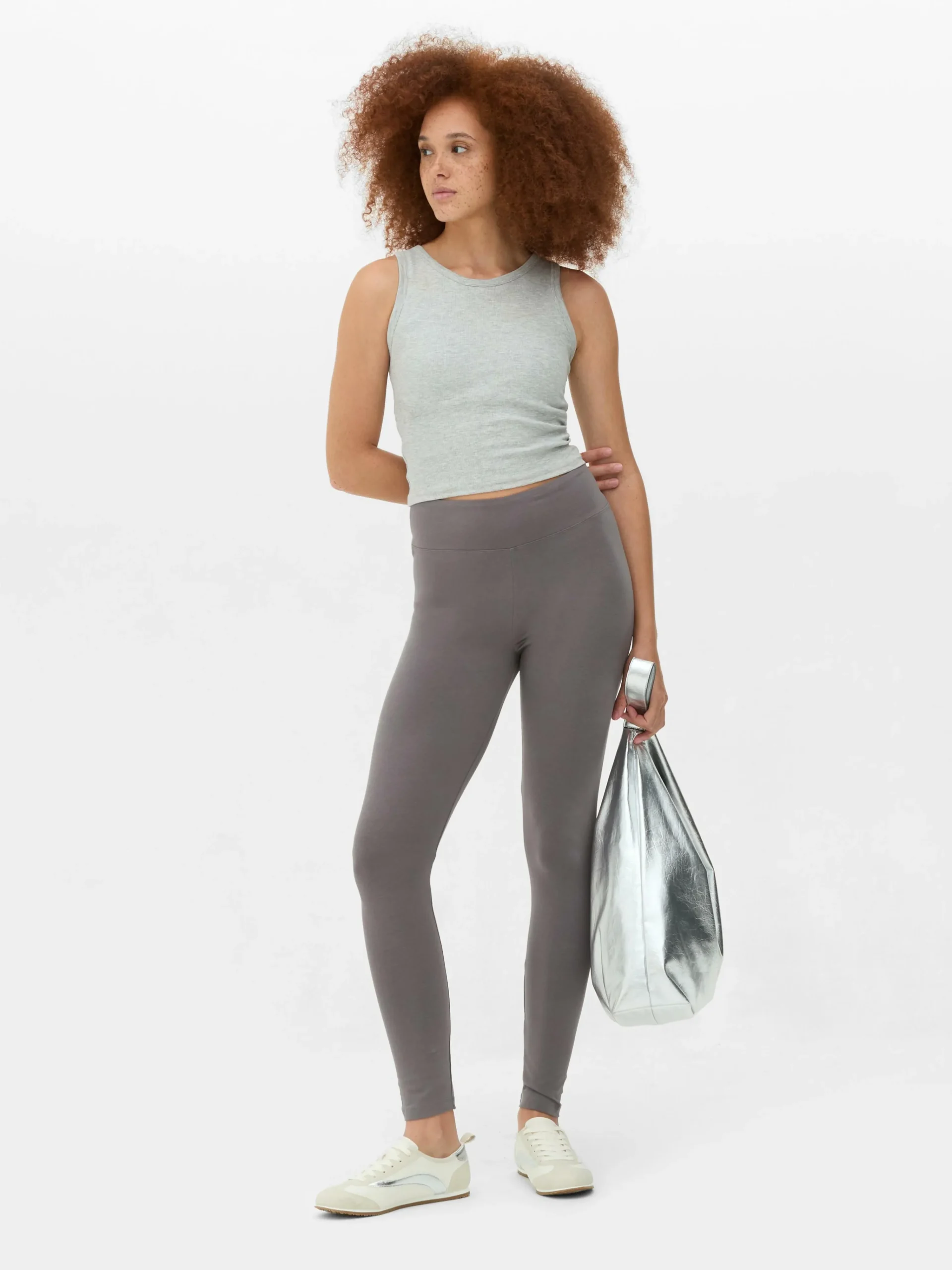 High Waist Jersey Leggings|Primark New
