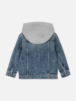 Hooded Denim Jacket|Primark New