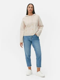 Hooded Knit Bomber Jacket|Primark Online