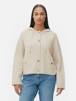 Hooded Knit Bomber Jacket|Primark Online
