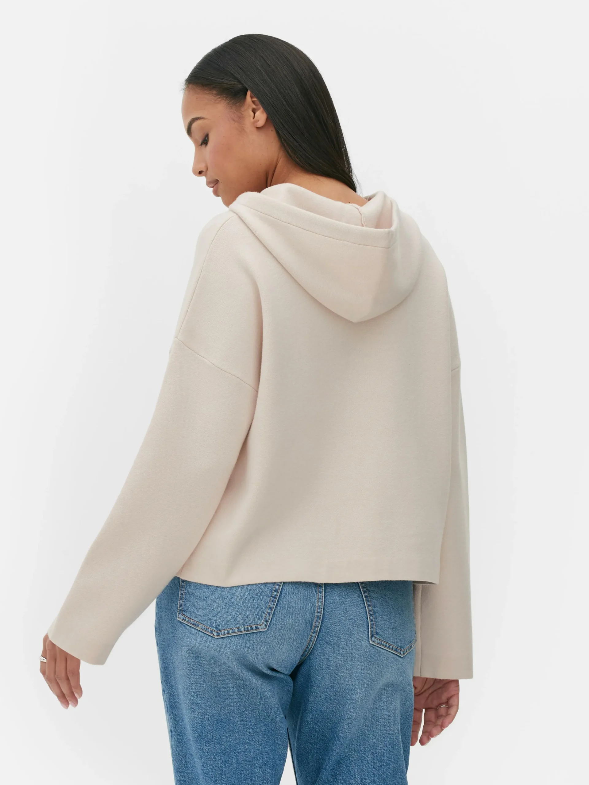 Hooded Knit Bomber Jacket|Primark Online