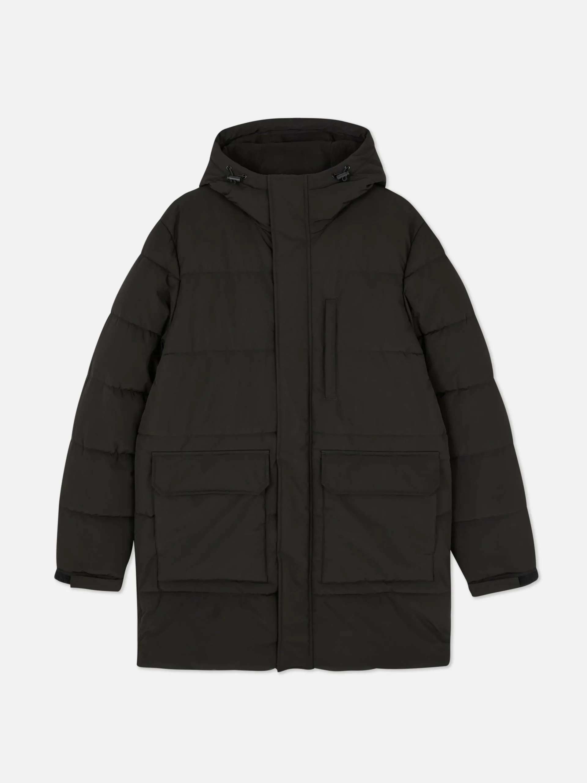 Hooded Puffer Parka|Primark New